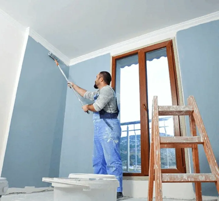 Interior & exterior paint refresh with trim repairs in Dundalk, MD